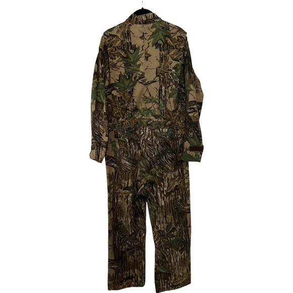 Cabela's Realtree Uninsulated Vintage Hunting Camo Zip Up Coveralls Men’s Size L - Picture 5 of 8